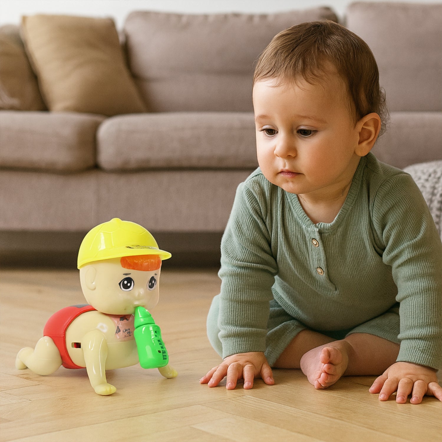 Battery Operated Crawling Baby Toy With Music Battery Operated Crawling Baby Toy With Music